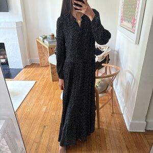 Mango Black Maxi Dress